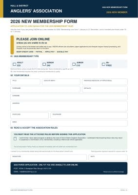 2026 H&DAA New Membership Form preview